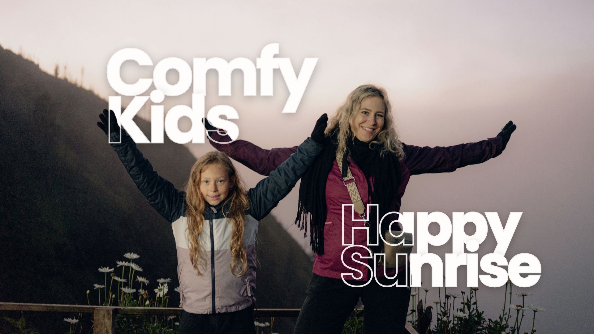 Comfortable Kids for an Enjoyable Sunrise