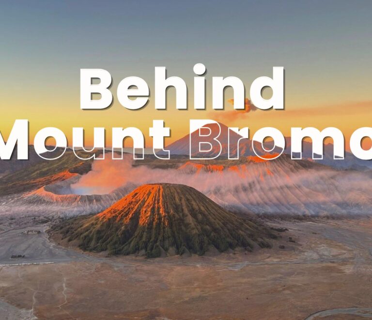 Behind Mount Bromo